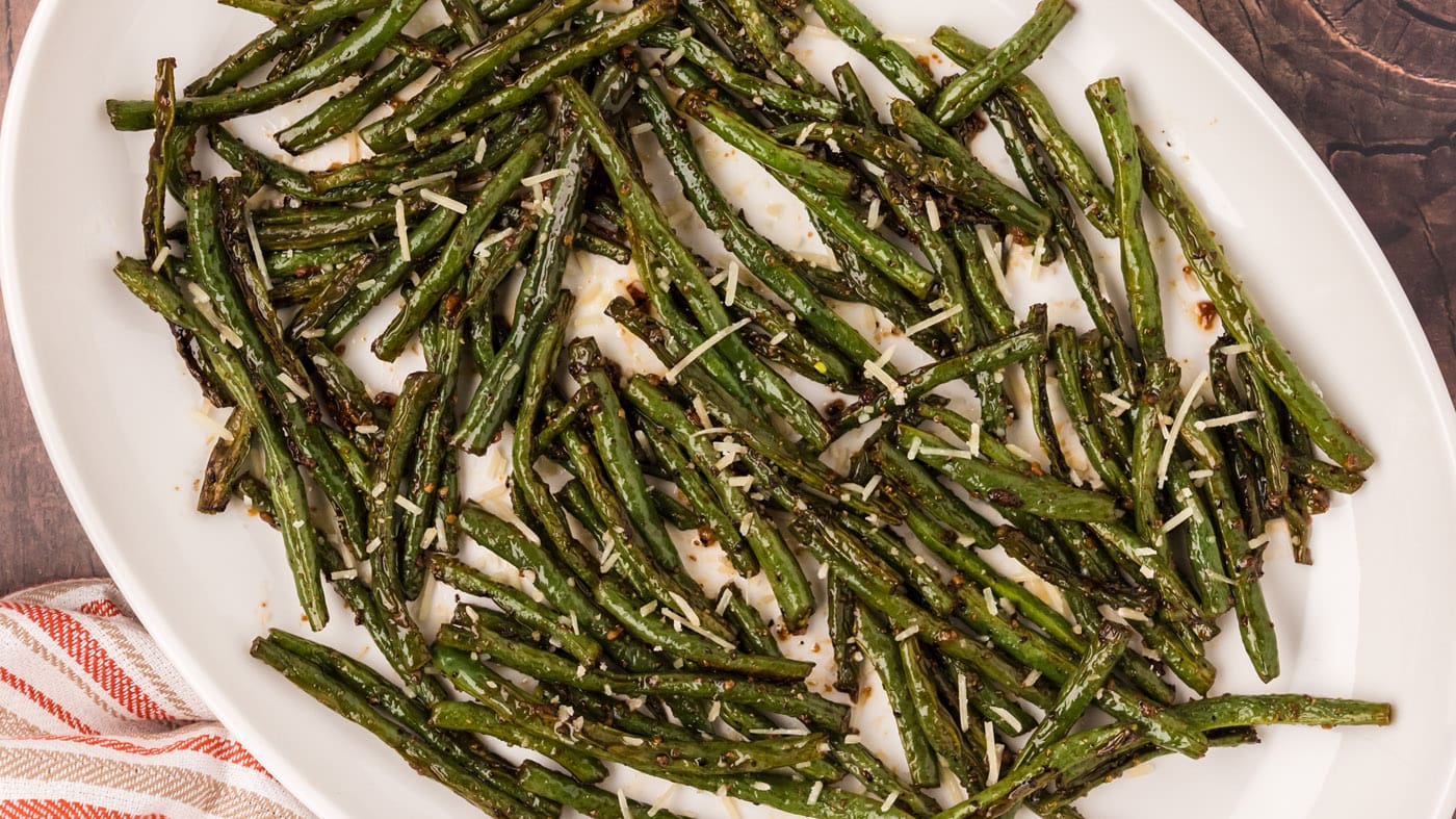 Roasted green beans are one of our favorite effortless side dishes that pair with a huge variety of 