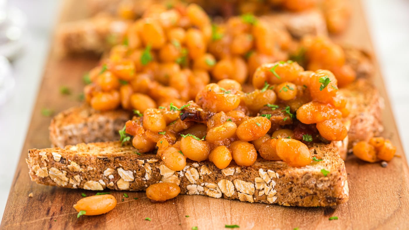 Beans on toast is a classic British meal that's enjoyed as breakfast, lunch, and even dinner. The pr