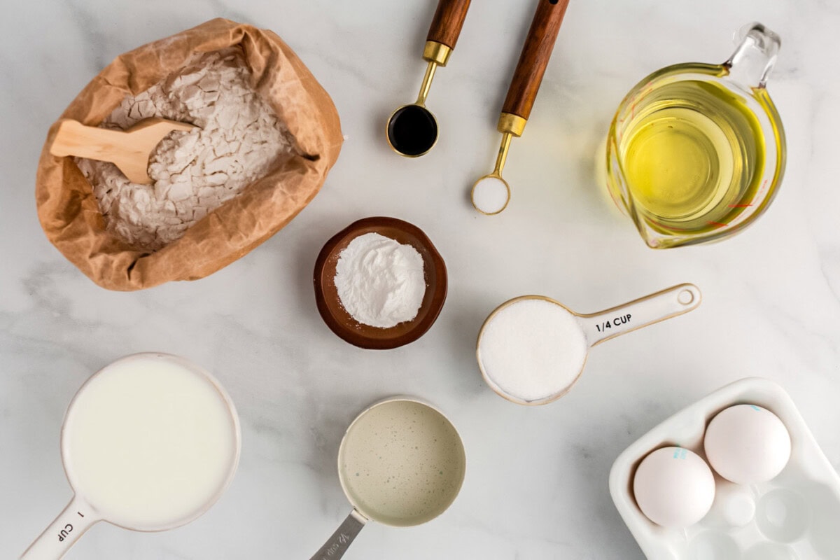 Ingredients for Funnel Cake