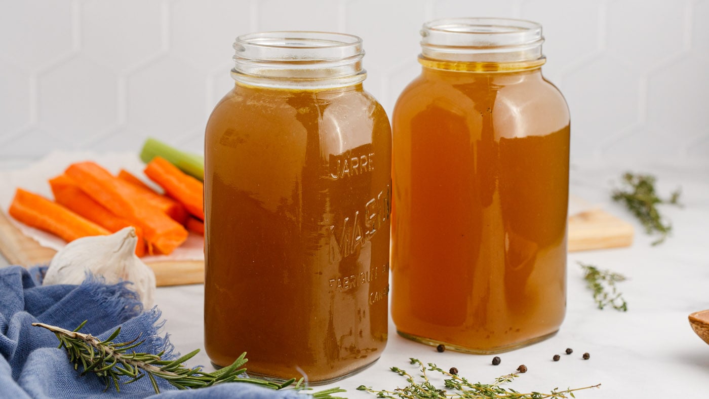 There's really no better option than to make delicious homemade chicken stock with the leftover bone