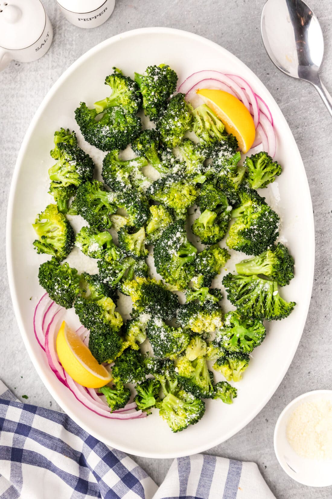 Platter of Instant Pot Broccoli
