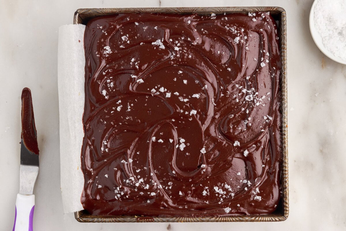 millionaires bars topped with sea salt