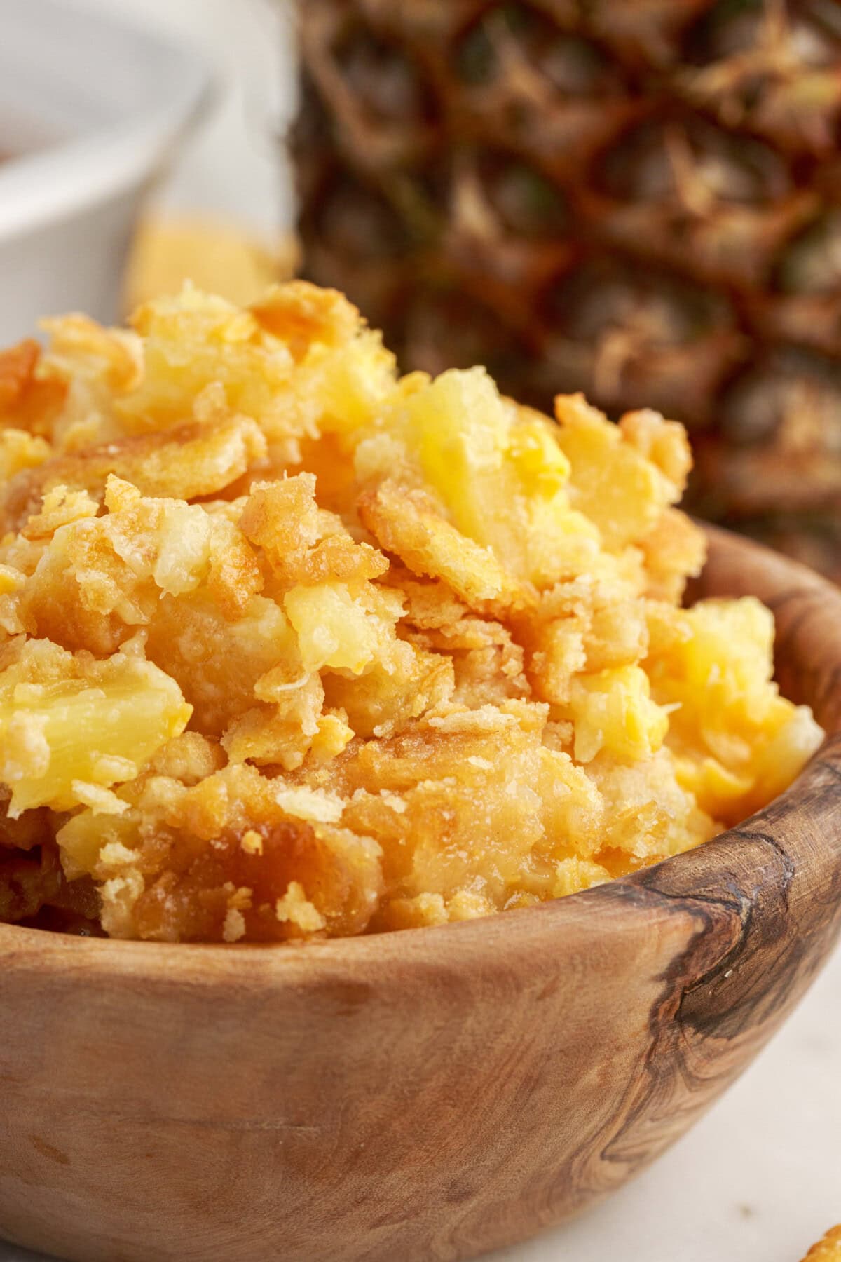 Bowl of Pineapple Casserole