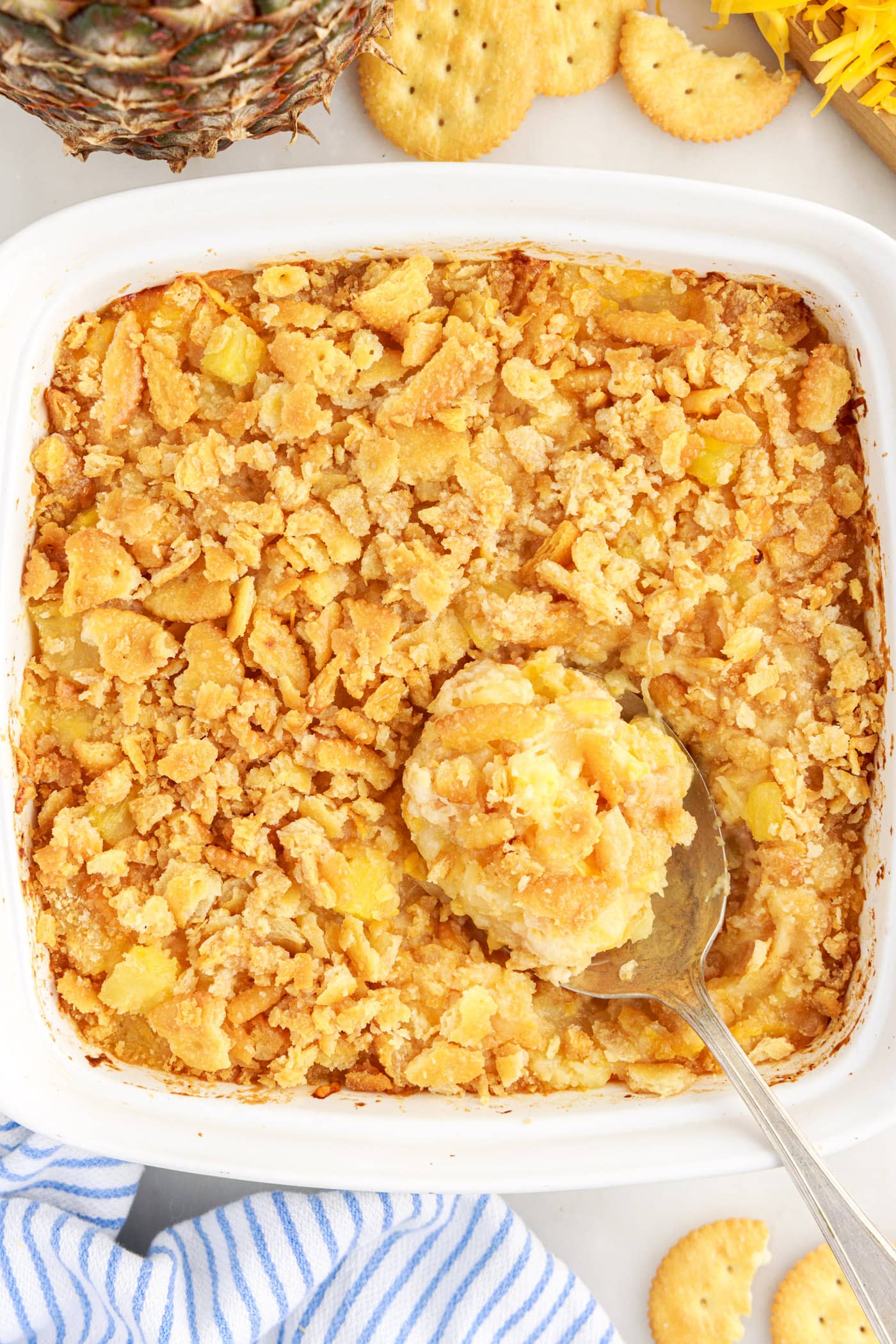 Pineapple Casserole Amanda's Cookin' Side Dish