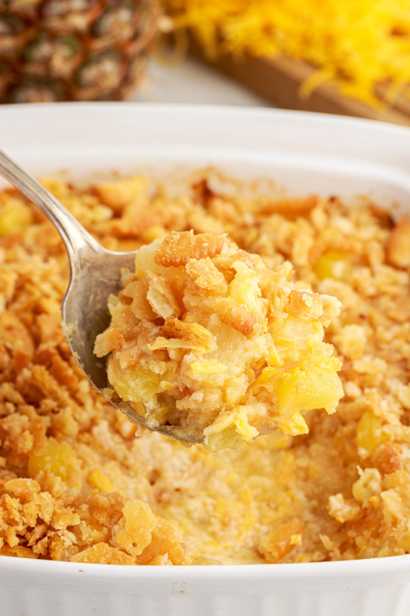 Pineapple Casserole Amanda's Cookin' Side Dish