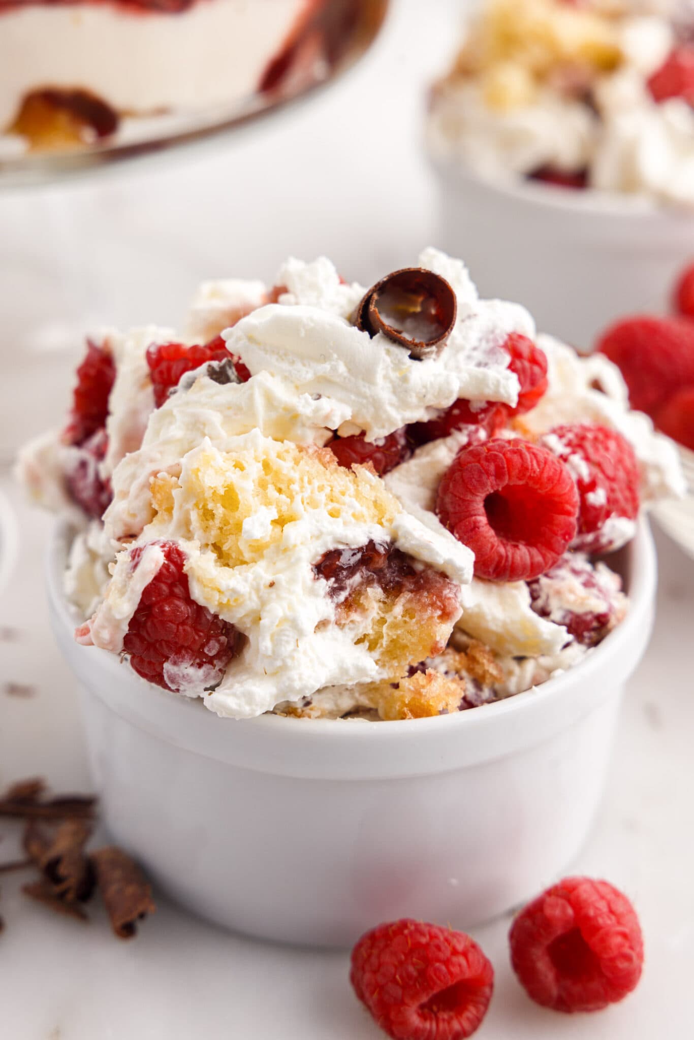 Raspberry Trifle - Amanda's Cookin' - Trifles & Parfaits