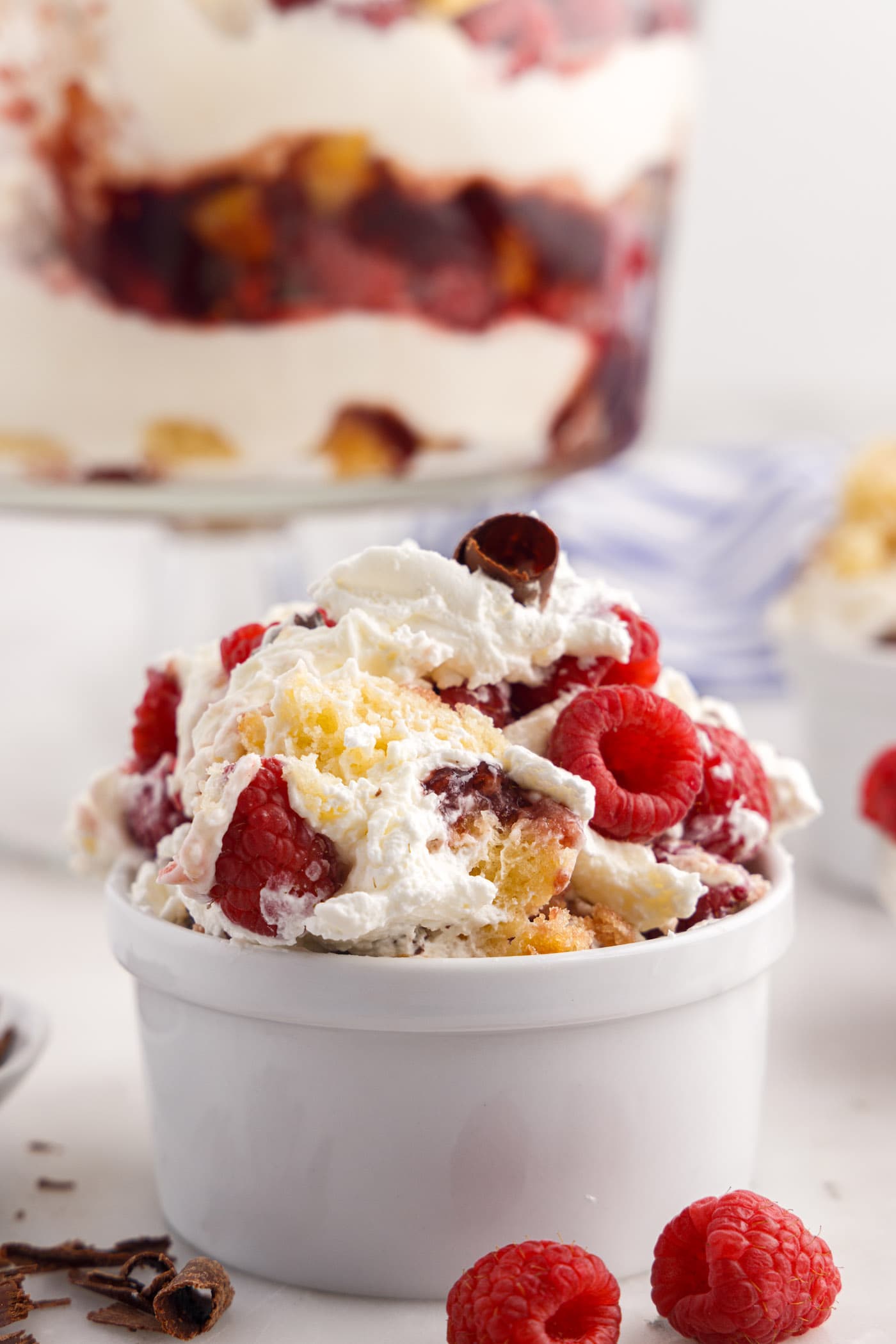 Raspberry Trifle - Amanda's Cookin' - Trifles & Parfaits