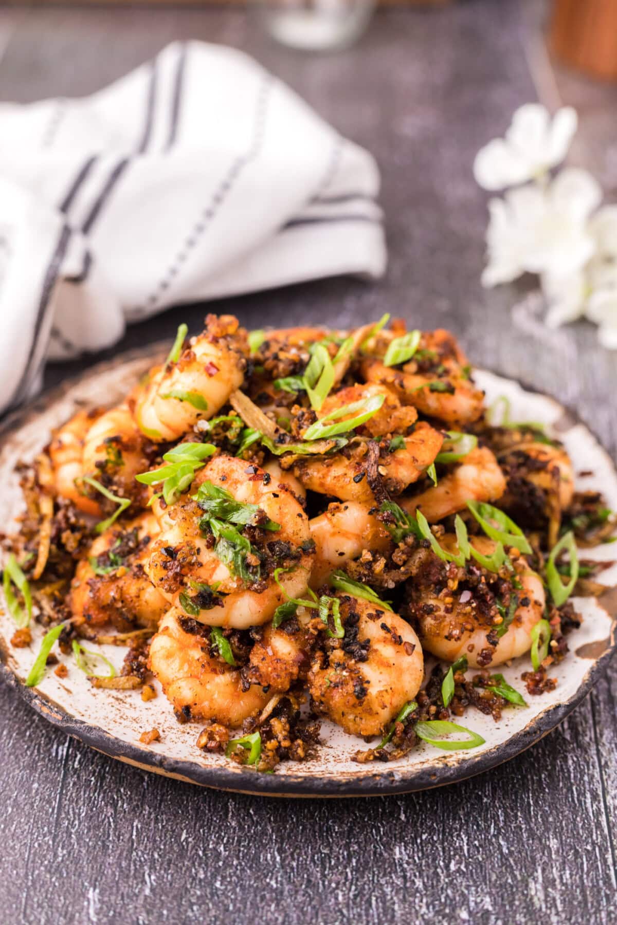 Plate of Salt and Pepper Shrimp