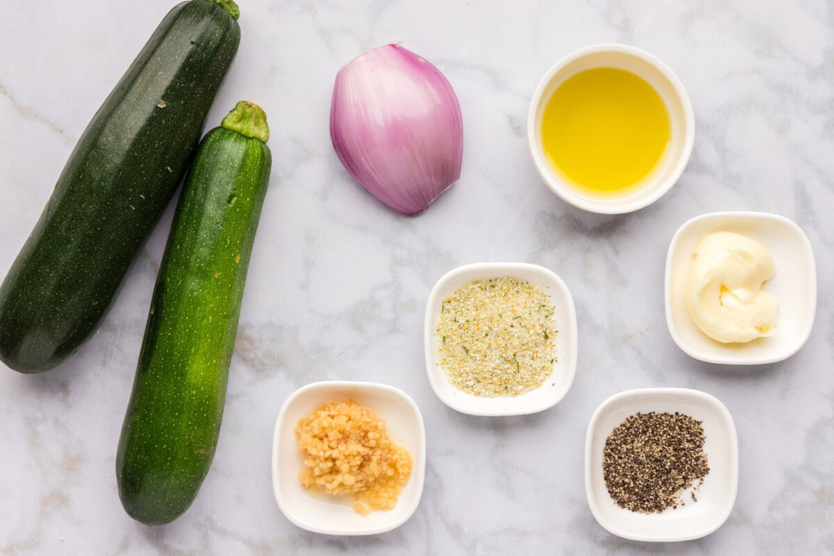 Ingredients for Sautéed Zucchini