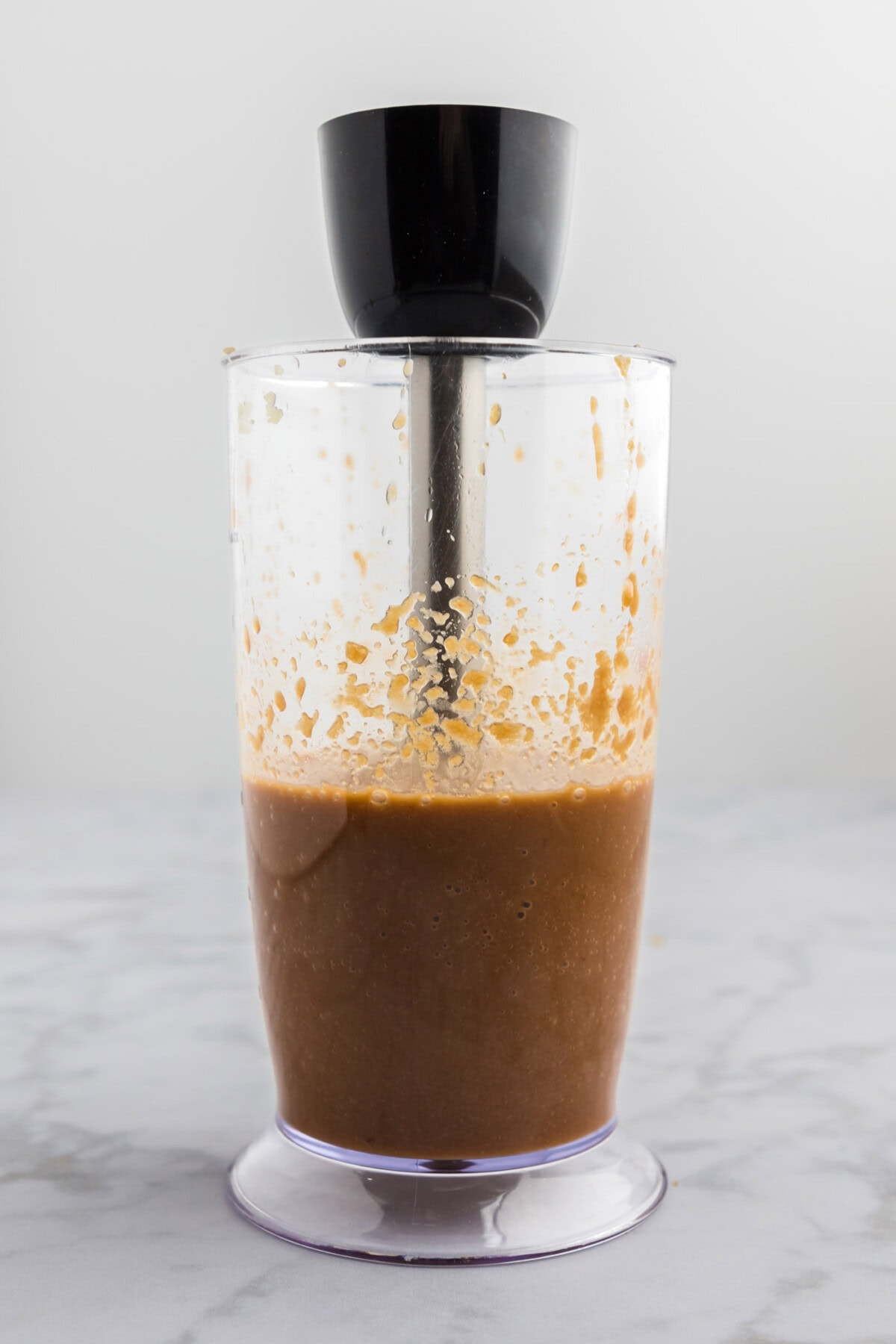 blending beef bulgogi marinade