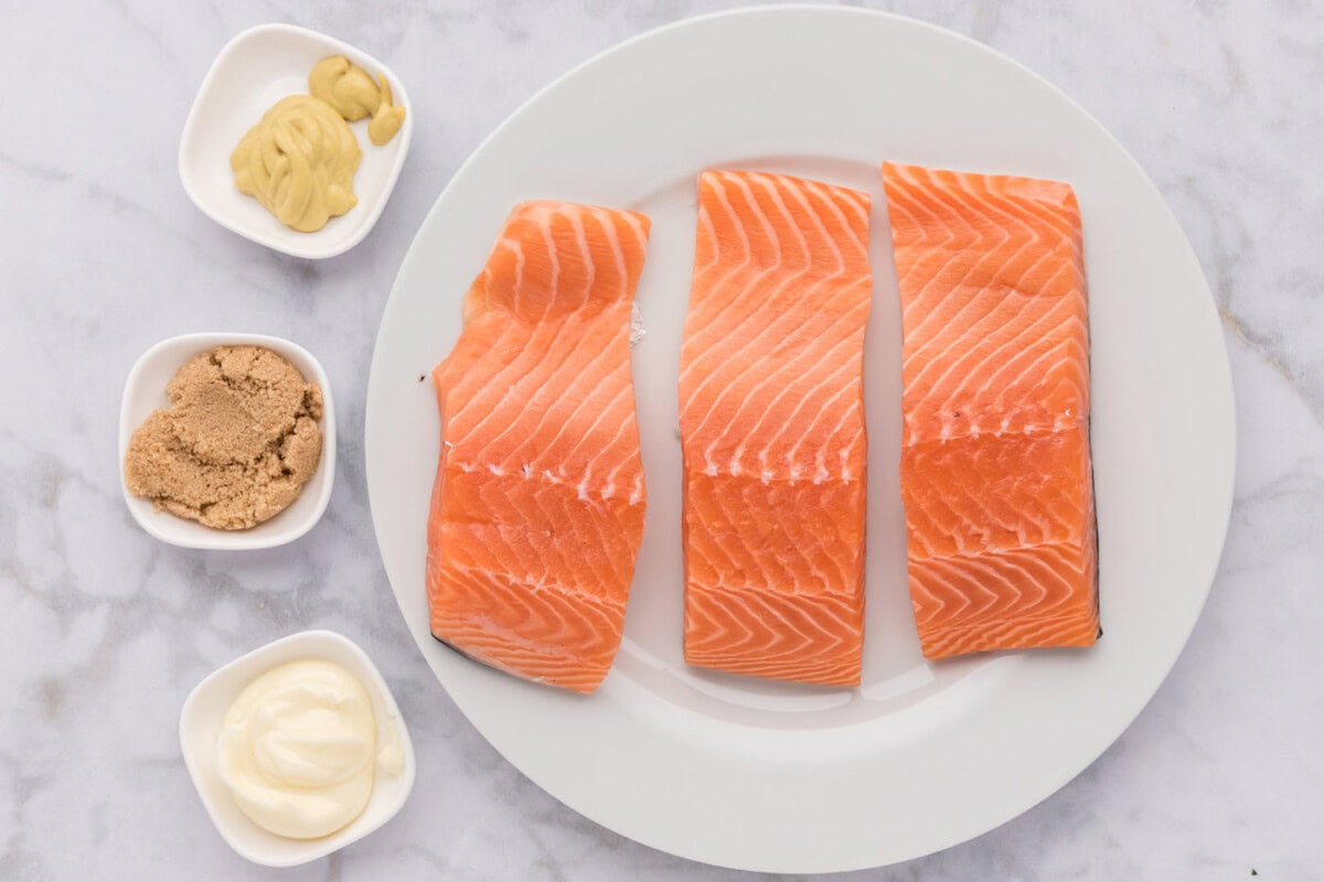 Ingredients for Brown Sugar Salmon
