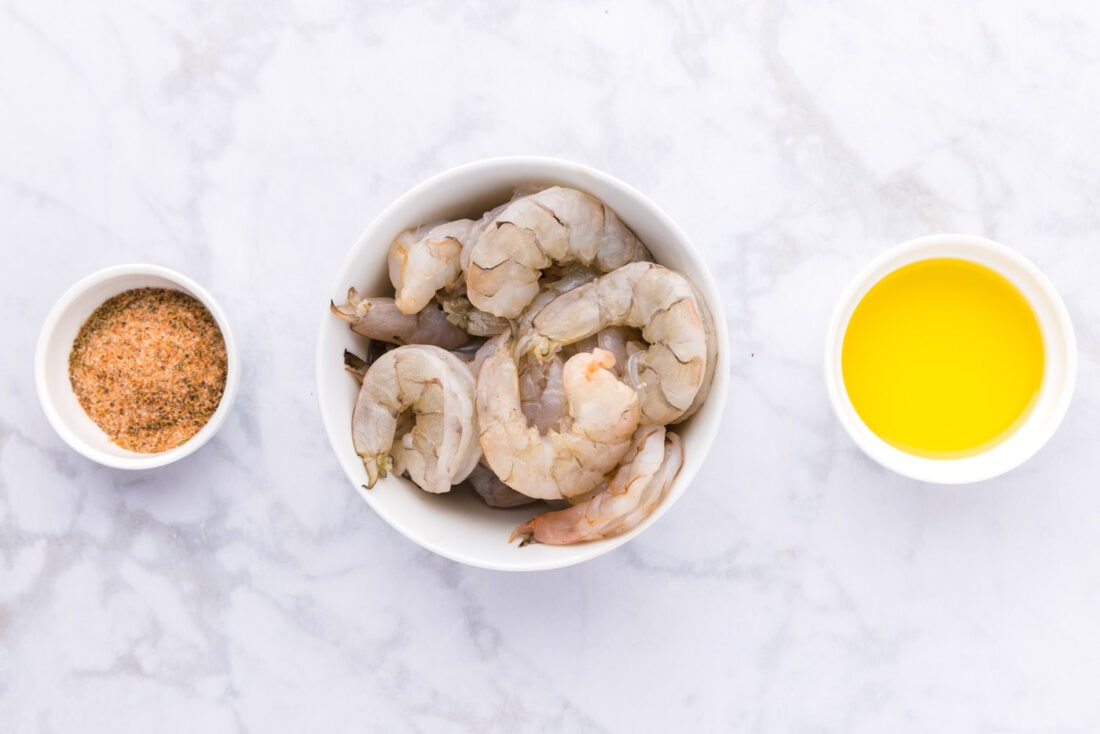 Ingredients for Cajun Shrimp