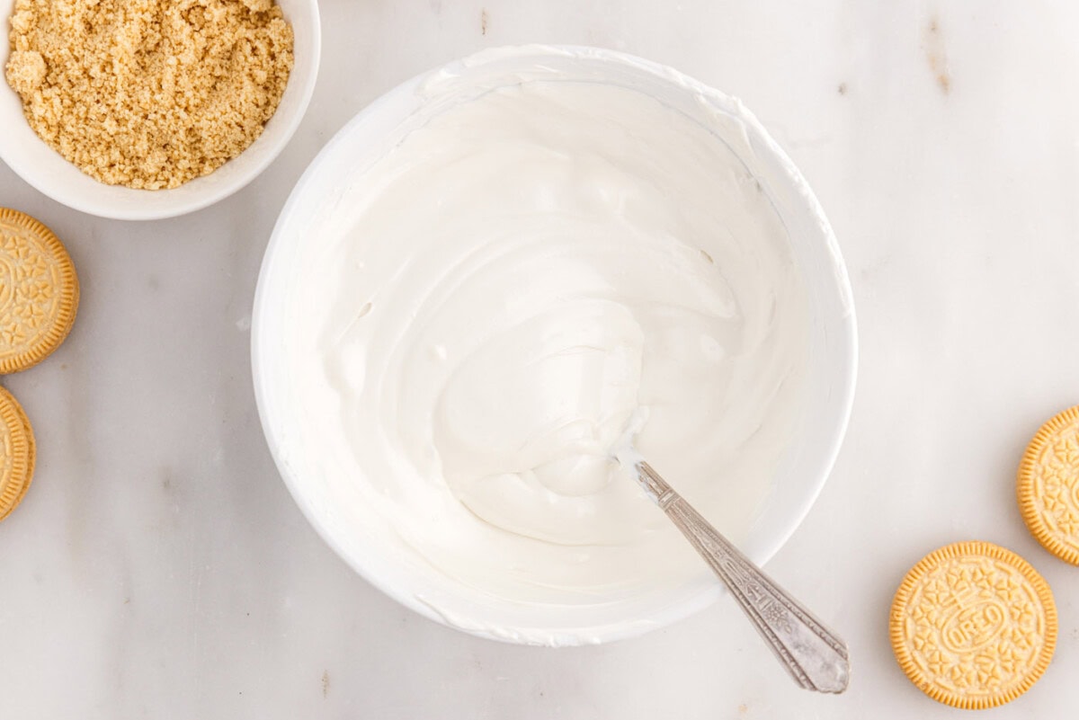 melted white chocolate wafers
