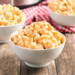 bowl of instant pot mac and cheese