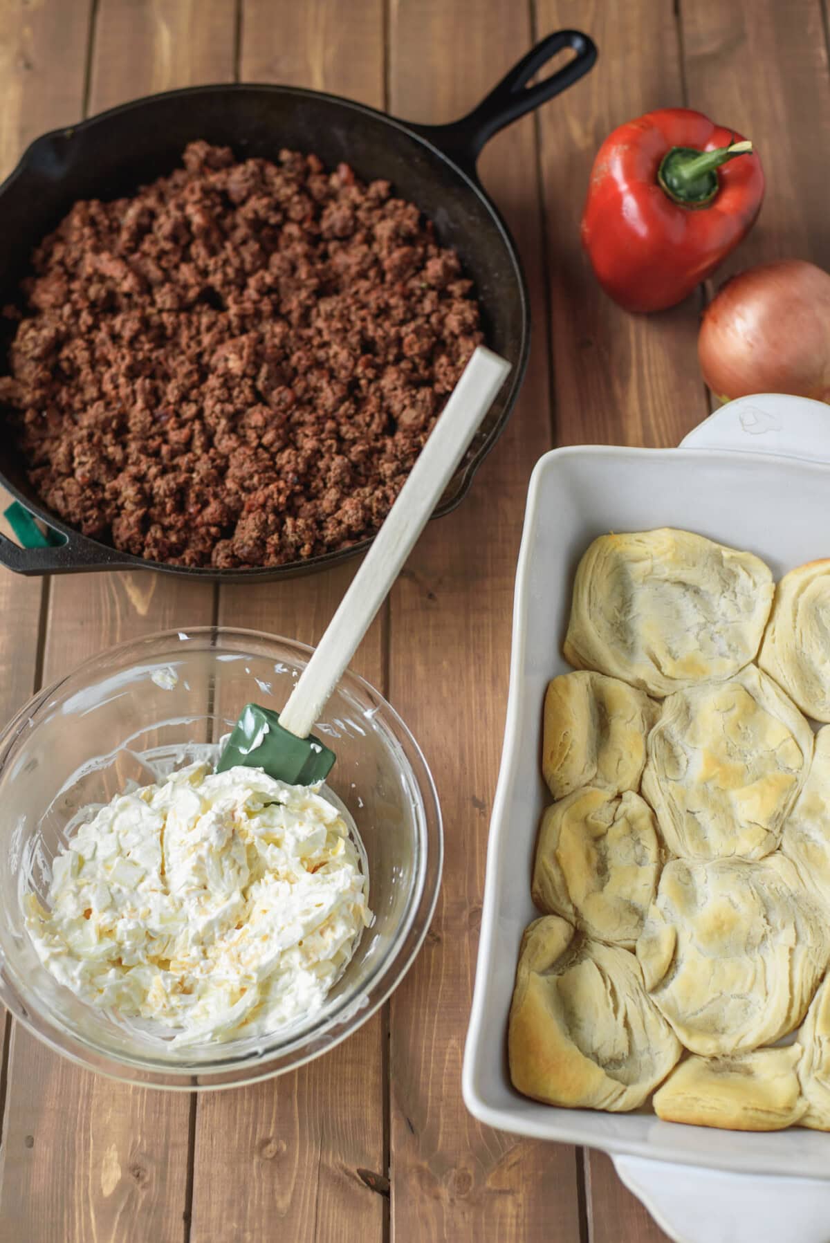 Ingredients for John Wayne Casserole