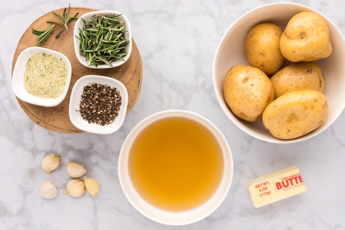 Ingredients for Melting Potatoes