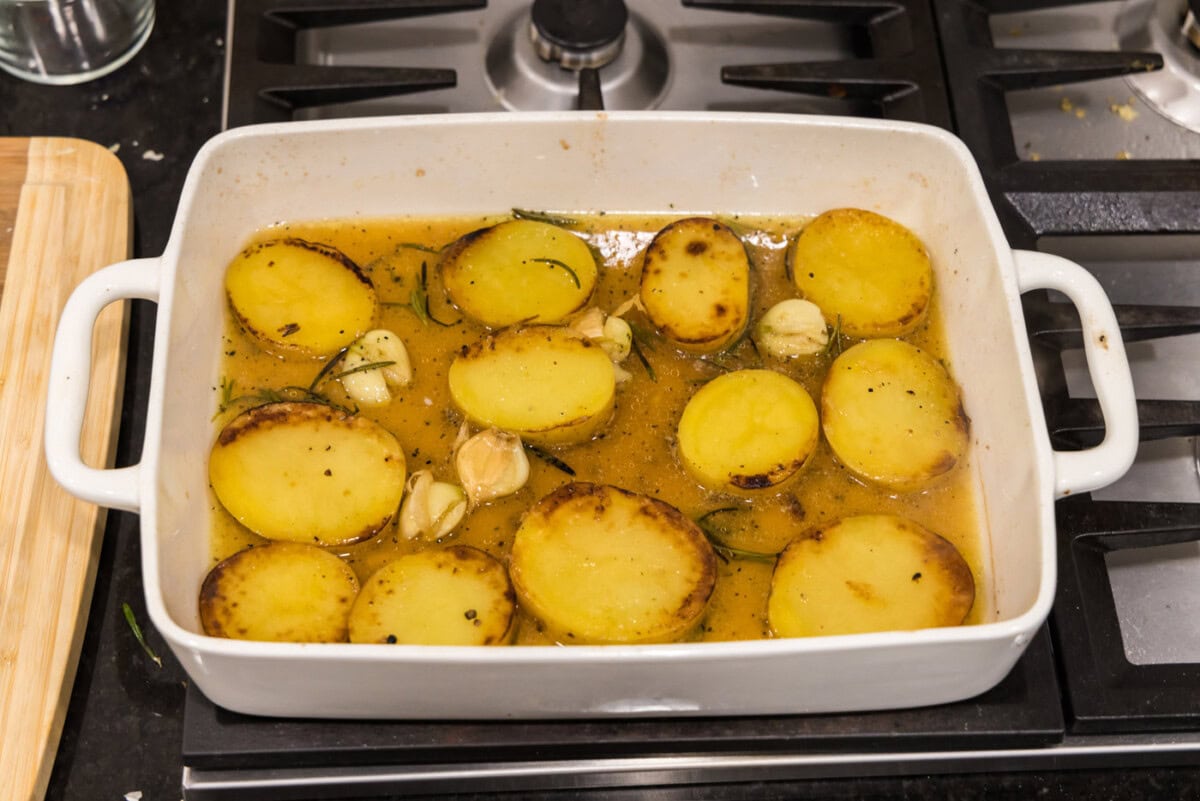 roasted melting potatoes