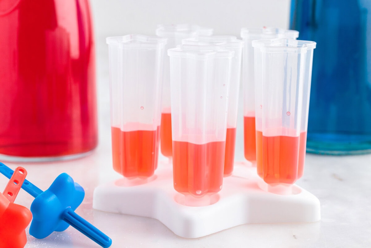 cherry Koolaid layer for bomb pop recipe