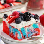 Red White and Blue Marble Cake