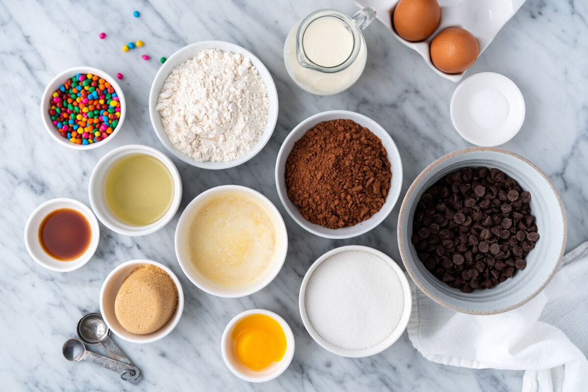 Ingredients for Cosmic Brownies