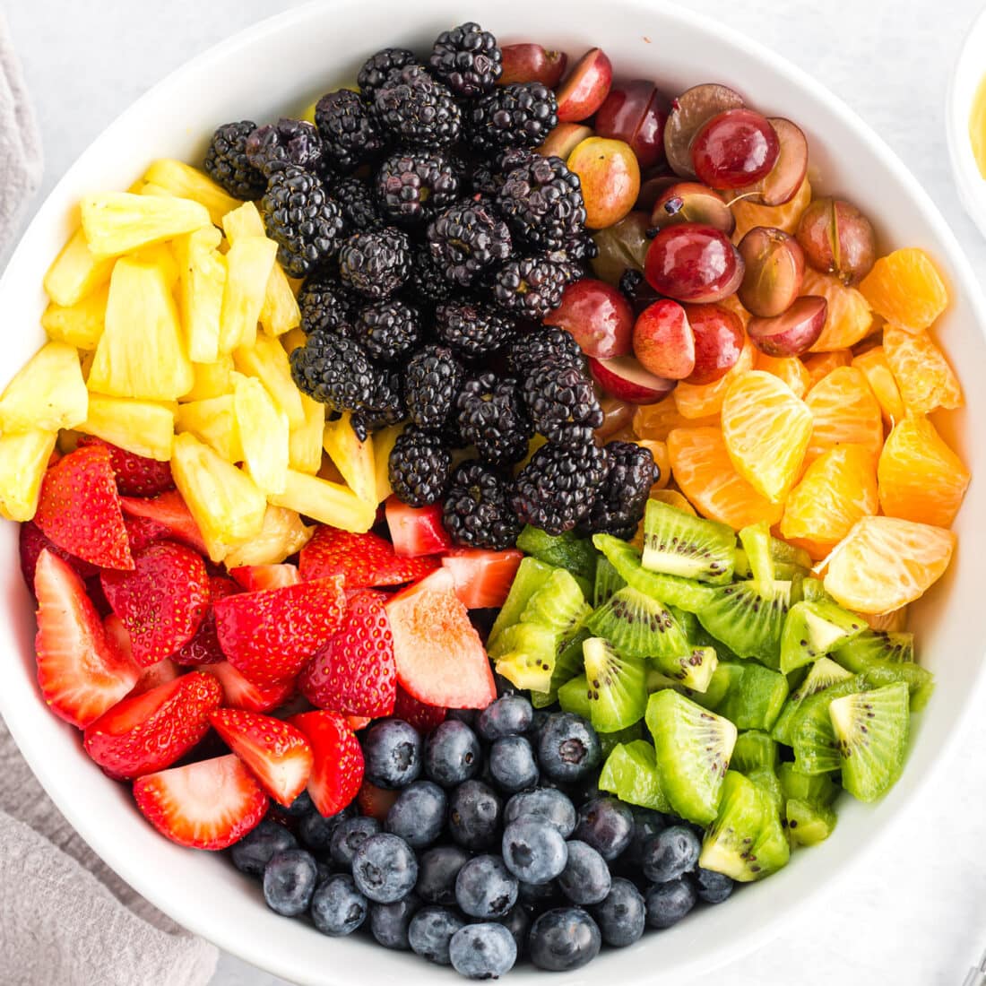 Assortment of fruit in a bowl