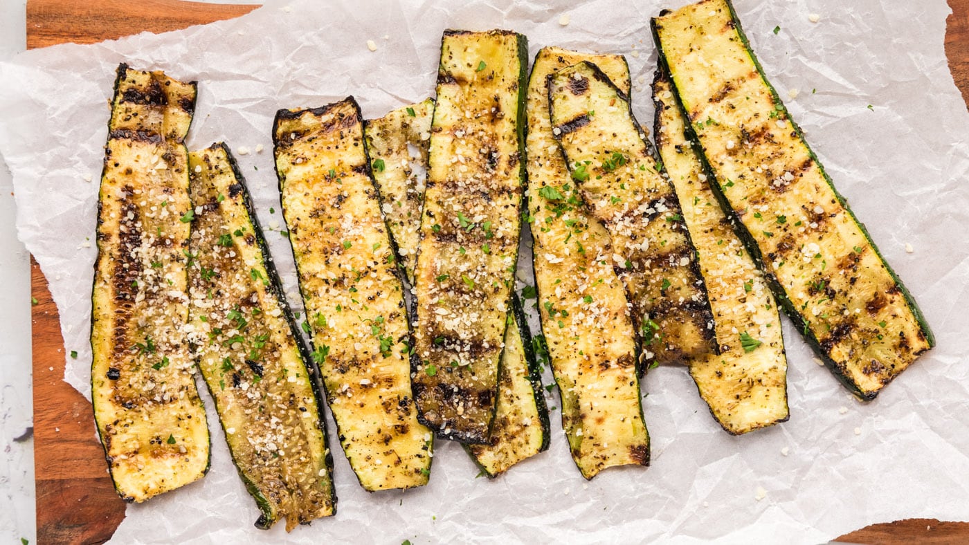 Grilled Zucchini - Amanda's Cookin' - On the Grill