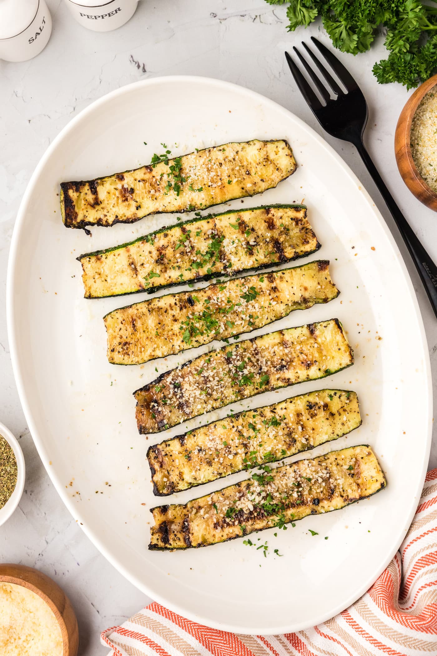 Grilled Zucchini - Amanda's Cookin' - On the Grill