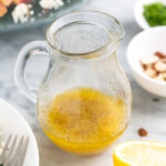 Lemon Salad Dressing in a jar