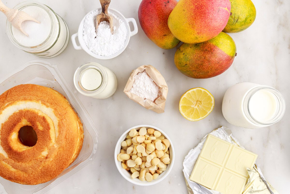 Ingredients for Mango Trifle