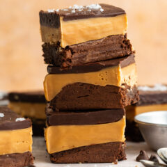 Stack of Millionaire Brownies