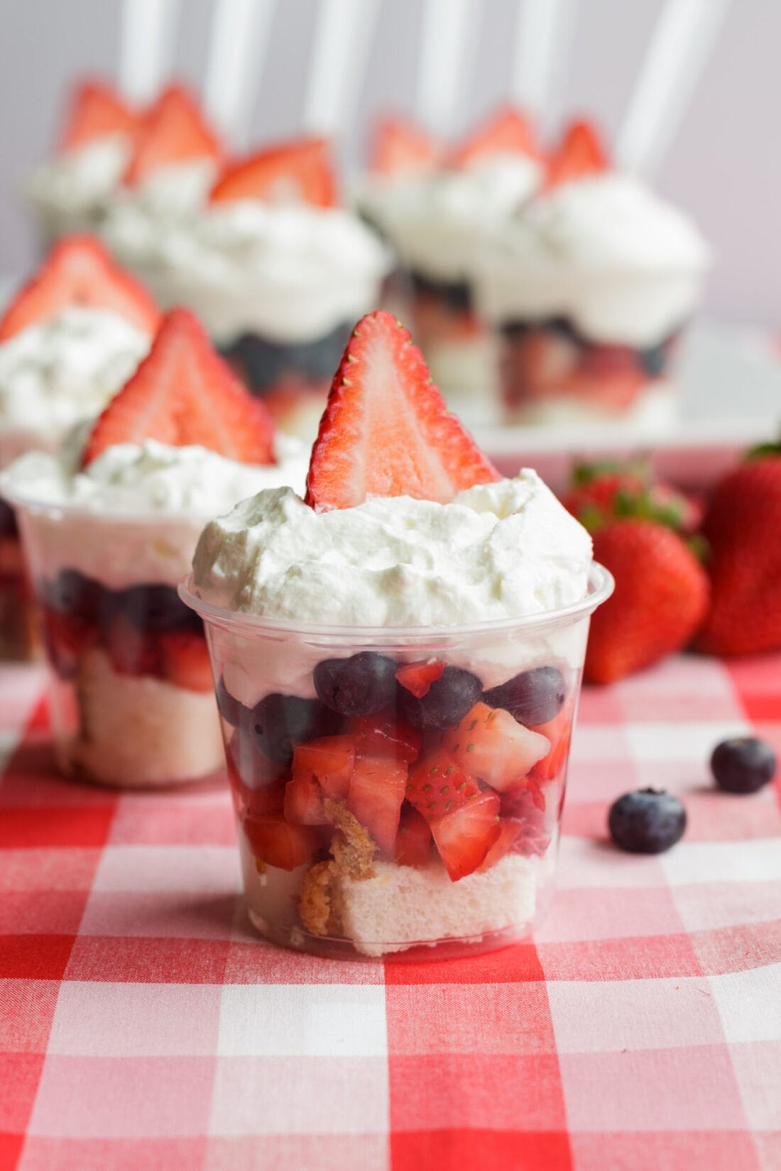 Fourth of July Berry Angel Food Cake Parfait | Neighborfood