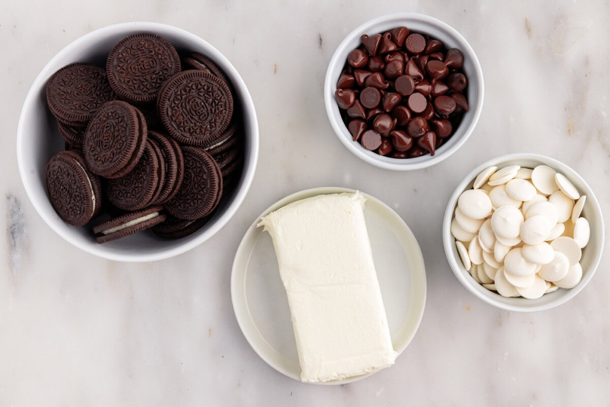 Ingredients for Oreo Truffles