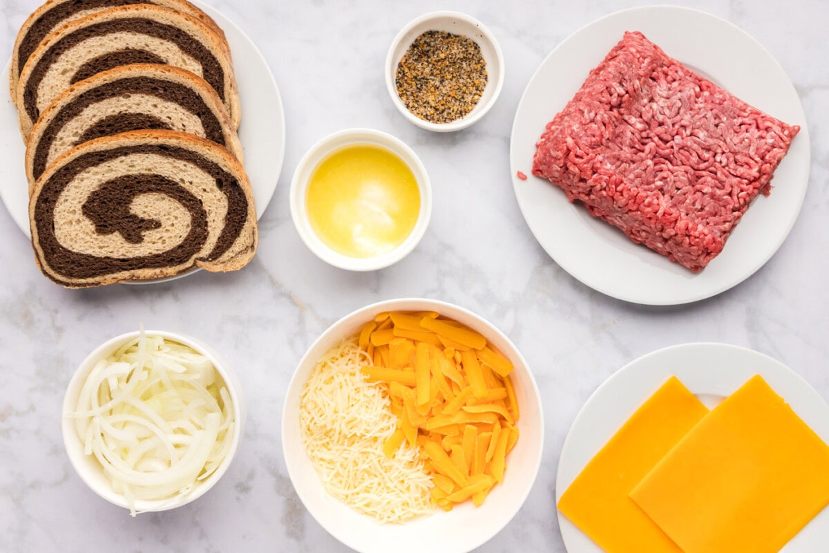 Ingredients for Patty Melt