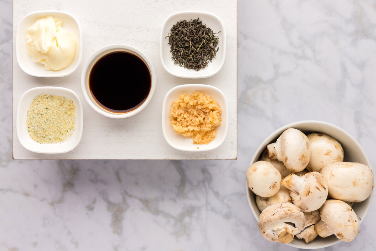 Ingredients for Sautéed Mushrooms