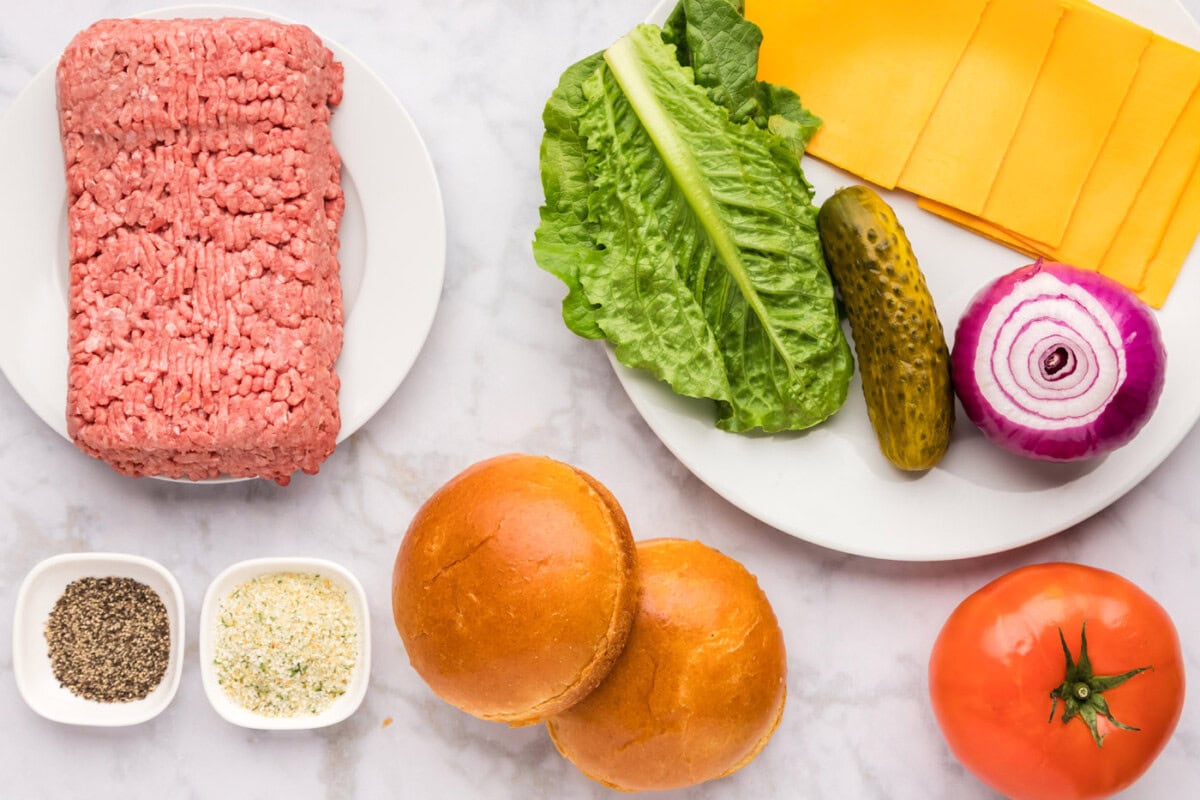 Ingredients for Smash Burger