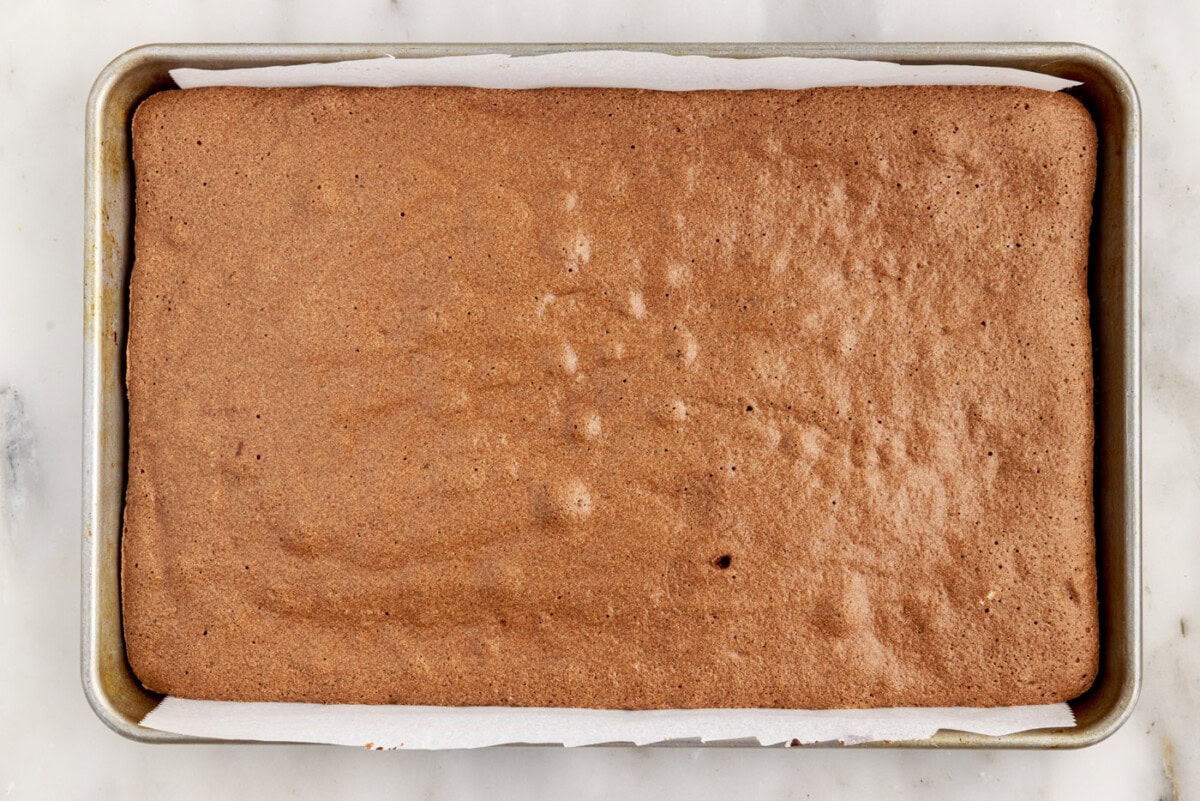 baked swiss roll cake