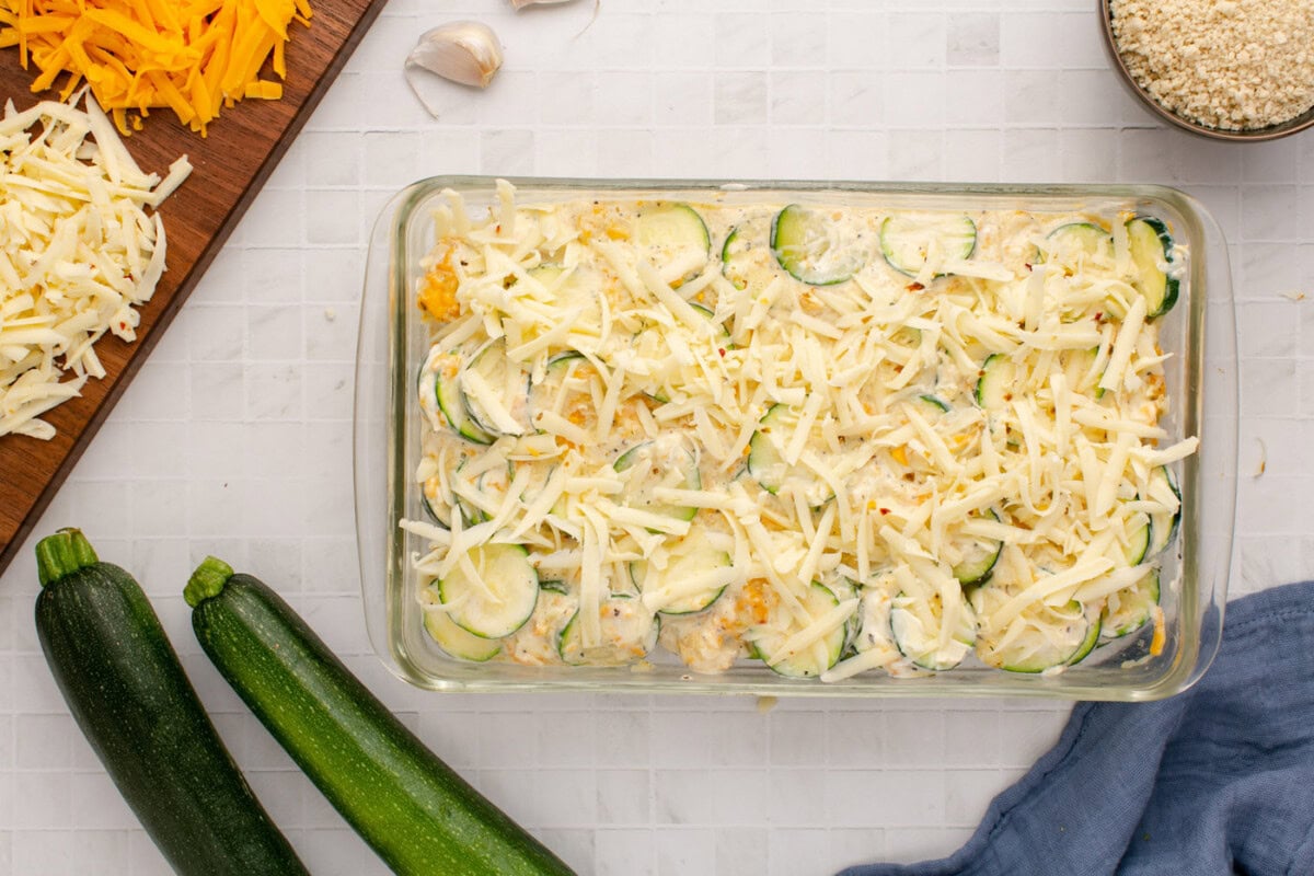 zucchini casserole with cheese