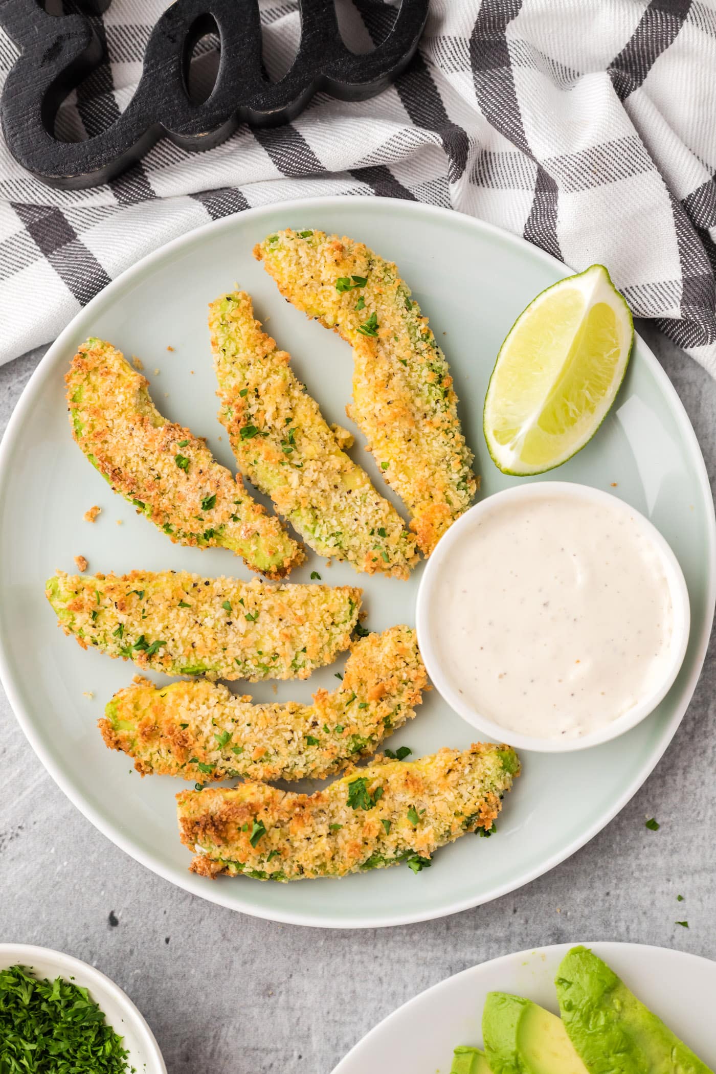 Air Fryer Avocado Fries - Amanda's Cookin' - Air Fryer Recipes