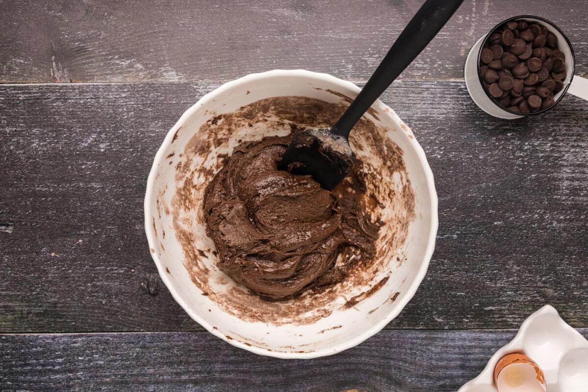 cake mix chocolate batter