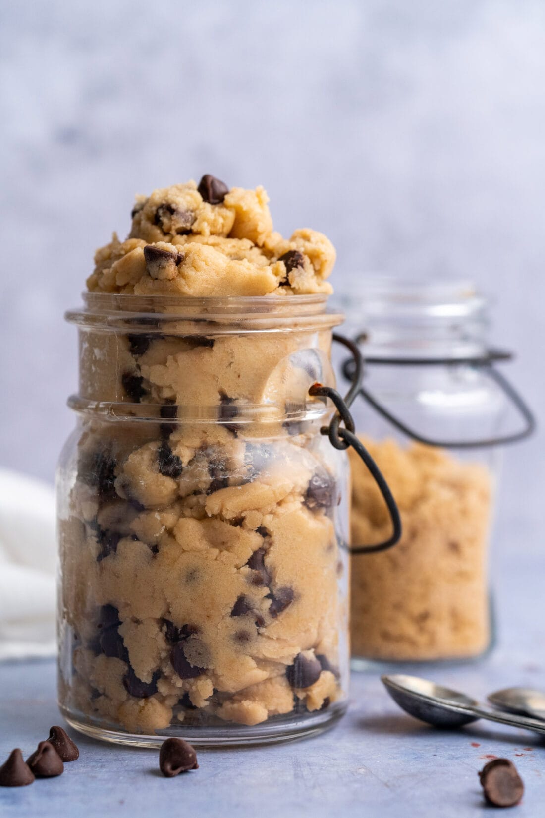 Edible Cookie Dough in a jar