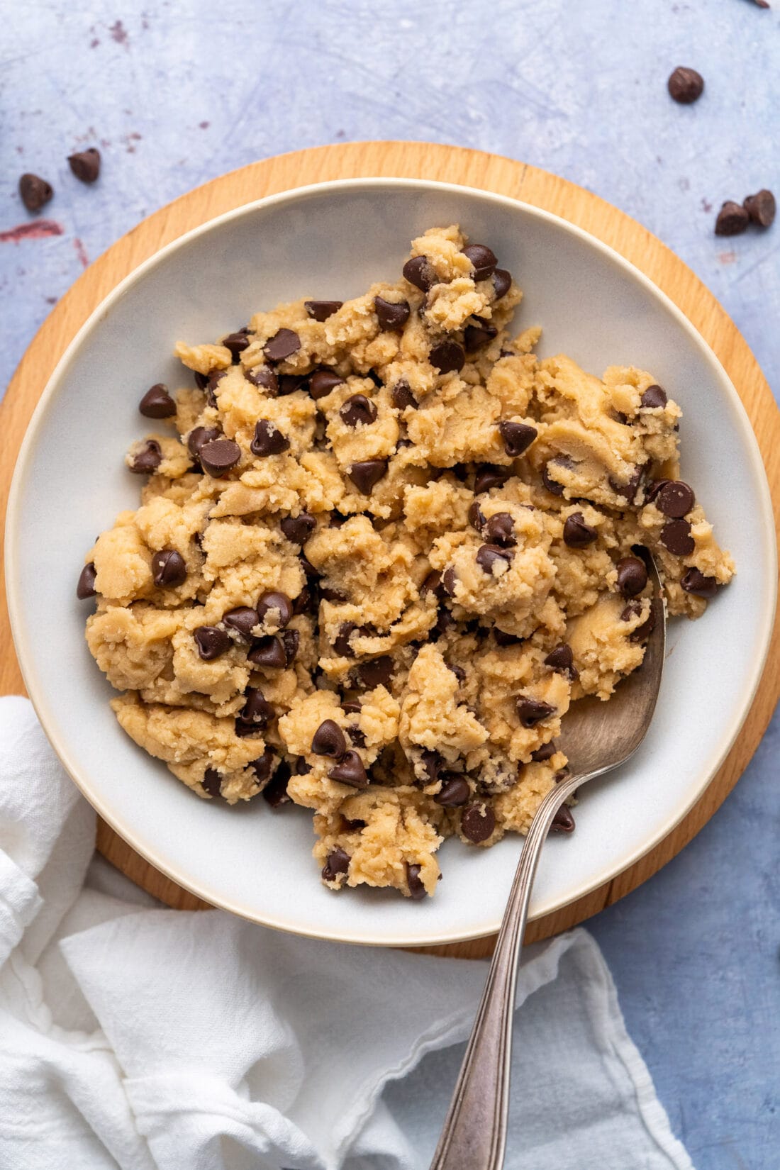 Plate of Edible Cookie Dough