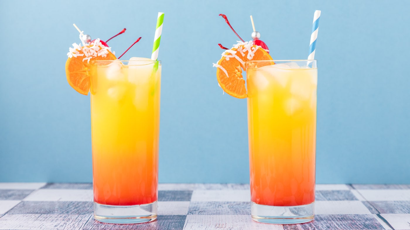 A blend of tropical coconut rum, sweet grenadine, and puckering orange juice bring life to this Mali
