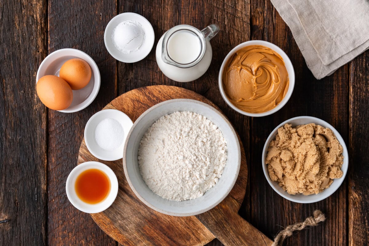 Ingredients for Peanut Butter Bread
