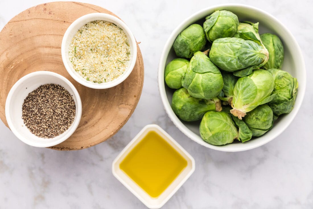 Ingredients for Roasted Brussel Sprouts