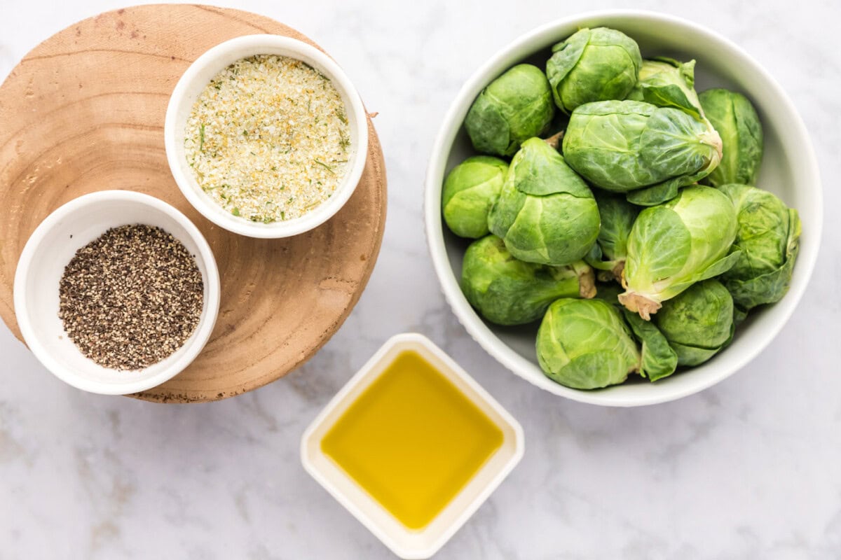 Ingredients for Roasted Brussel Sprouts