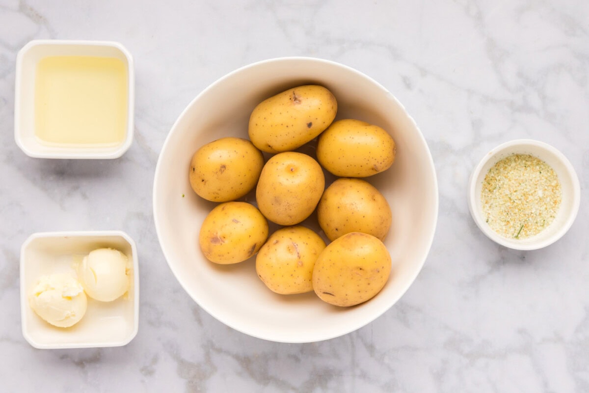Ingredients for Smashed Potatoes