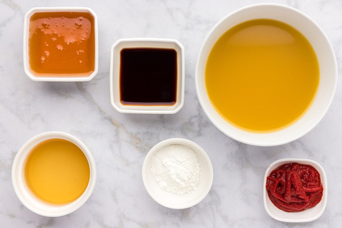 Ingredients for Sweet and Sour Sauce