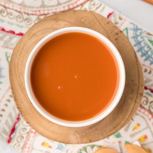 Bowl of Sweet and Sour Sauce
