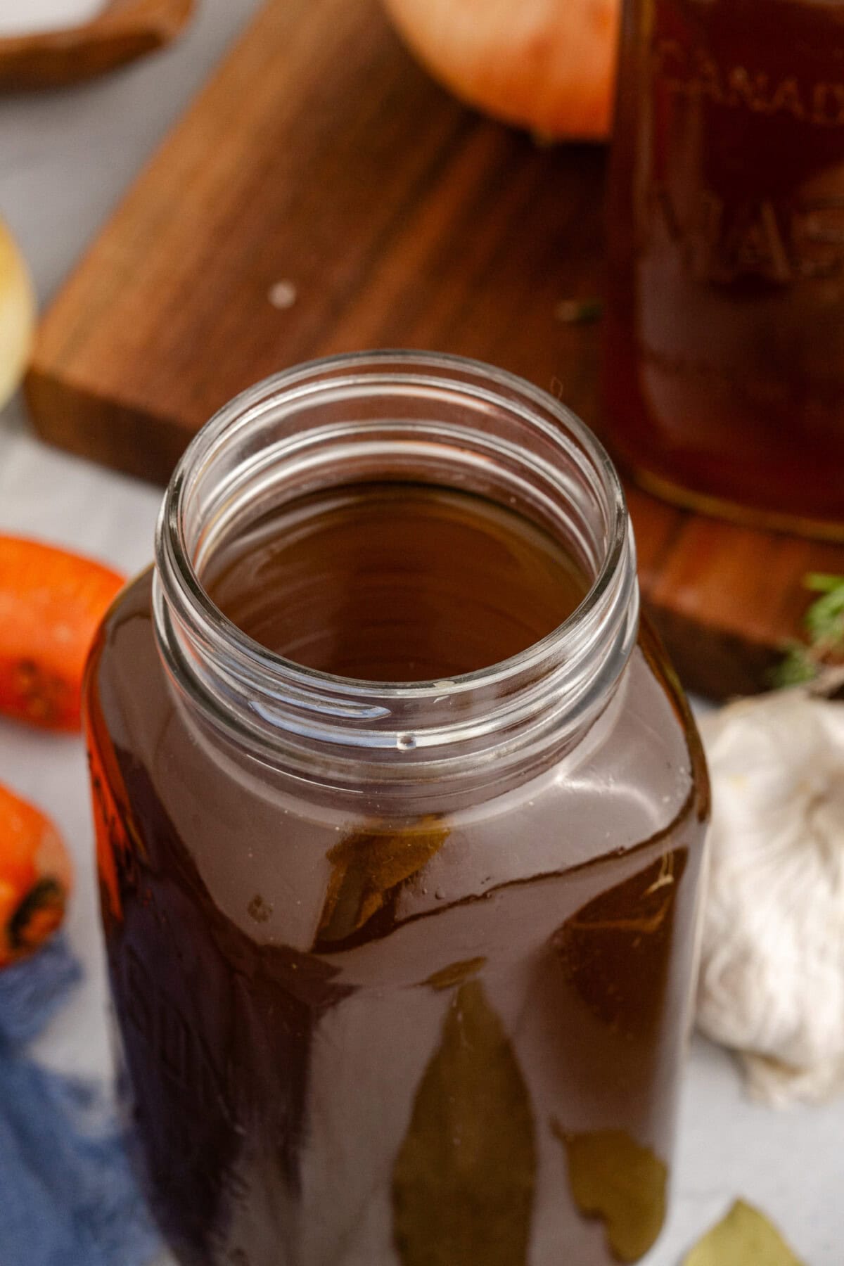 Close up photo of Vegetable Broth