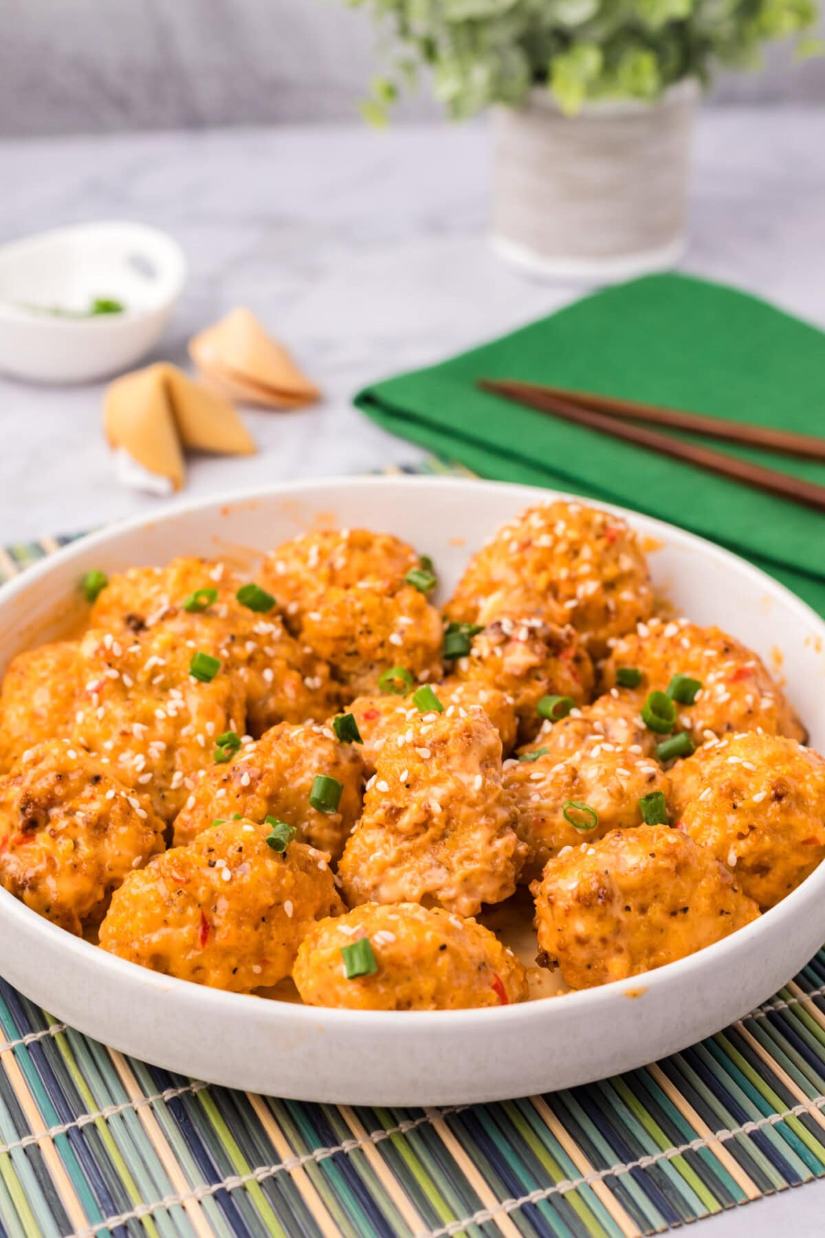 Plate of Bang Bang Cauliflower